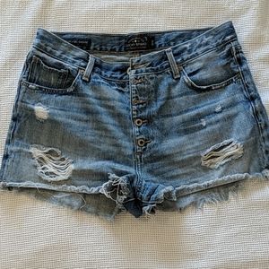 Denim shorts